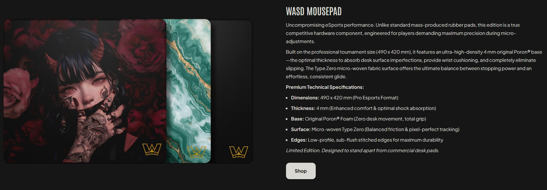WASD Mouse-Pad